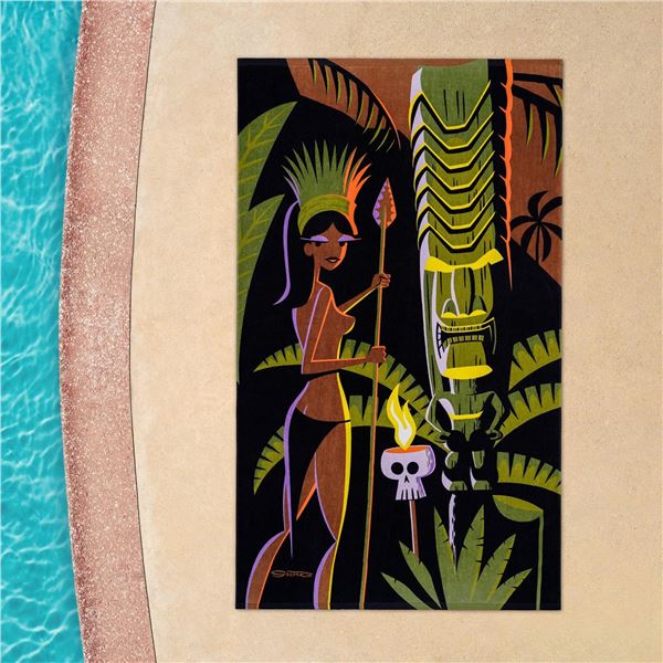 A SHAG  "Hunt for Halulu " Beach Towel.