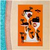 Image 1 : A SHAG  "Nine Lives " Beach Towel.