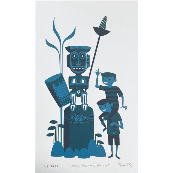 A SHAG Enchanted Tiki Room "Koro, Kevin, and Keith " Artist’s Proof.