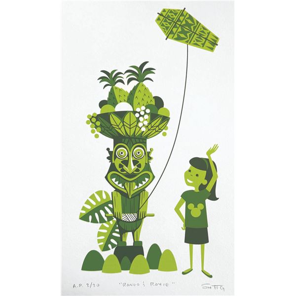 A SHAG Enchanted Tiki Room "Rongo and Roxie " Artist’s Proof.