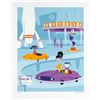 Image 1 : A Signed Disneyland 50th SHAG Tomorrowland Print.