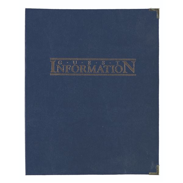 A 1985 Disneyland Hotel Guest Information Book.