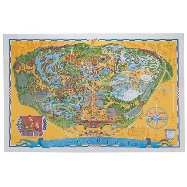 A 1974 Disneyland Souvenir Map.