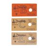 Image 1 : A Trio of Disneyland Ticket Booth Ride Tickets.