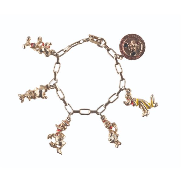 A Mickey and Friends with Mouseketeers Charm Bracelet.