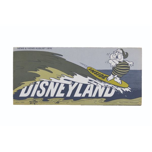 An Inside Disneyland August 1970 Mailer.