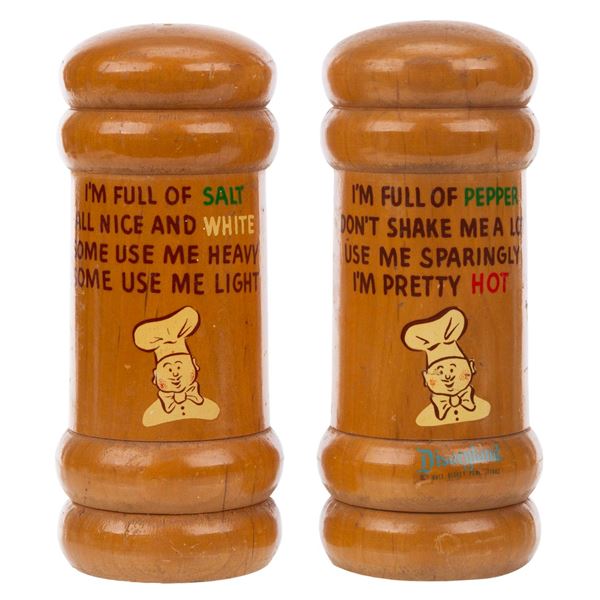 A Pair of Disneyland Salt & Pepper Shakers.
