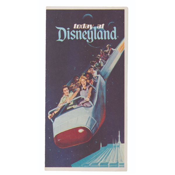 A Today at Disneyland Space Mountain and All That Jazz Brochure.