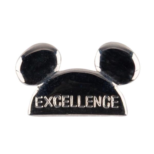 A Disney Cast Member Excellence Pin.