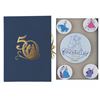 Image 1 : A Set of  "Cinderella's Fiftieth Anniversary Celebration Disneyland " Pin Badges.