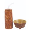 Image 1 : A Disney Parks Tiki Bowl and Sipper Set.