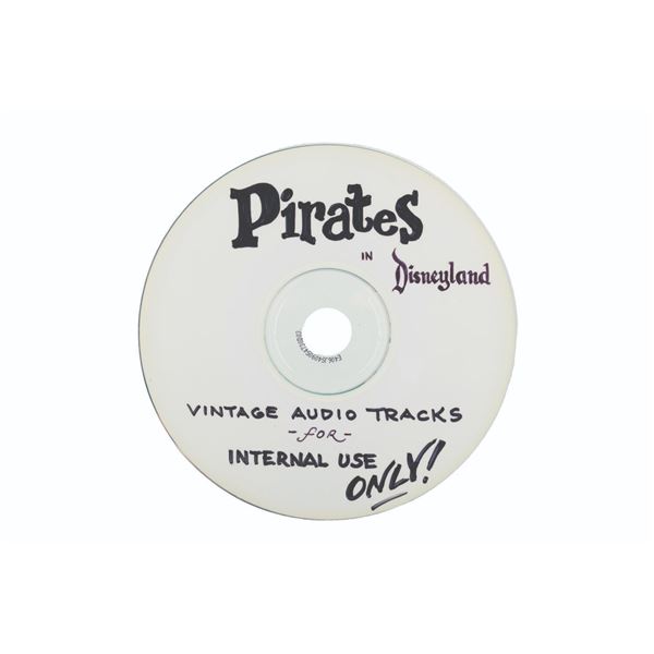 A  "Pirates in Disneyland " Audio Tracks Disc.
