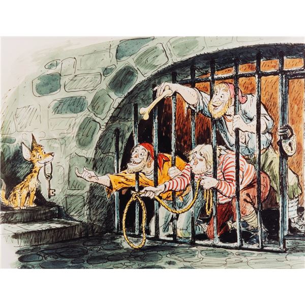 A Pirates of the Caribbean Concept Art Print.