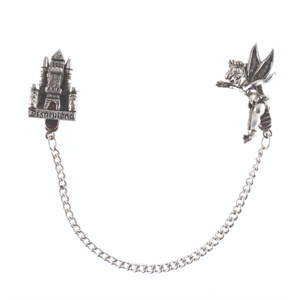 A Disneyland Tinker Bell and Castle Sweater Guard.