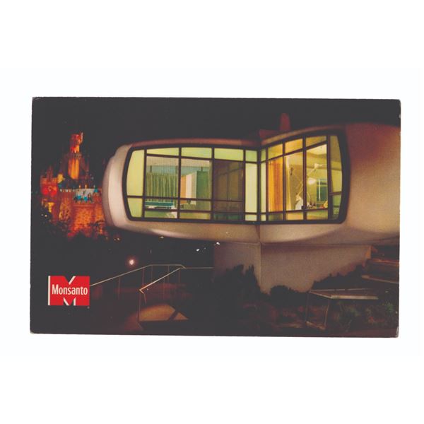 A 1967 Monsanto Home of the Future Post Card.