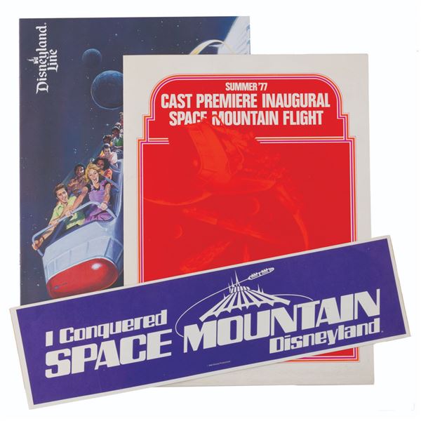 A Space Mountain Cast Premiere Inaugural Flight Kit.