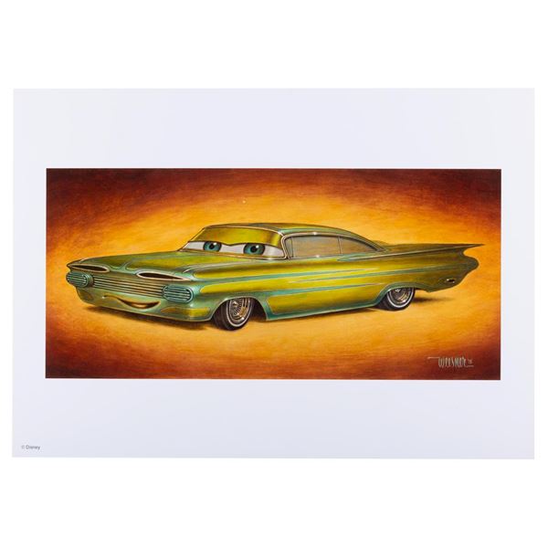 A California Adventure  "Cars " Art Print.