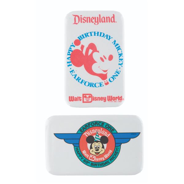 A Pair of  "Earforce One " Buttons.