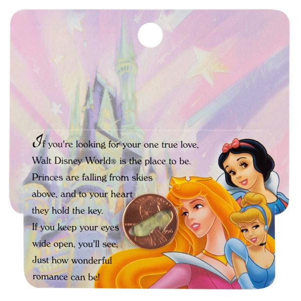 A Walt Disney World  "Cinderella " Souvenir Penny.