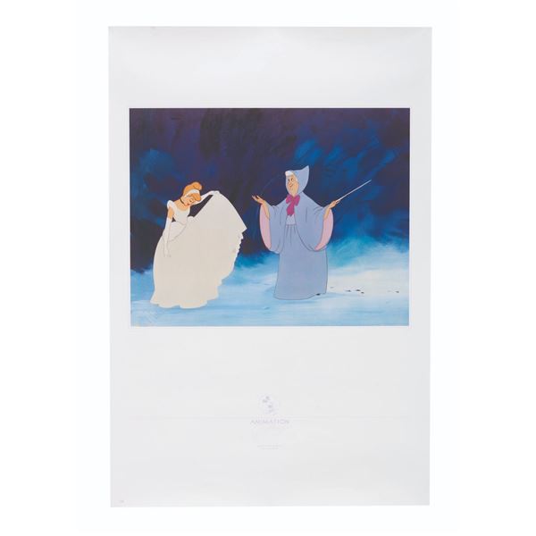 A Disney-MGM Studios "Cinderella " Poster Print.