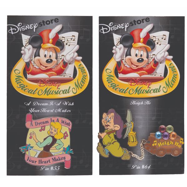 A Pair of Disney Magical Musical Moments Pins.
