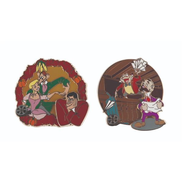 A Pair of Ichabod and Mr. Toad Walt’s Classic Collection Pins,