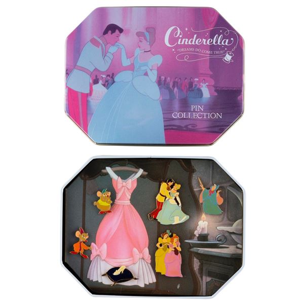 A  "Cinderella " 45th Anniversary Pin Set.
