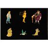 Image 2 : A 6-Piece  "Pocahontas " Character Pin Set.