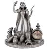 Image 1 : A "Snow White and the Seven Dwarfs " Pewter Figurine Clock.