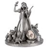 Image 3 : A "Snow White and the Seven Dwarfs " Pewter Figurine Clock.