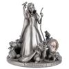 Image 4 : A "Snow White and the Seven Dwarfs " Pewter Figurine Clock.