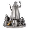 Image 5 : A "Snow White and the Seven Dwarfs " Pewter Figurine Clock.