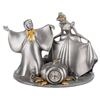 Image 1 : A "Cinderella " Pewter Figural Clock.