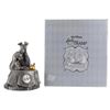 Image 2 : A  "Lady and the Tramp " Pewter Figural Clock.
