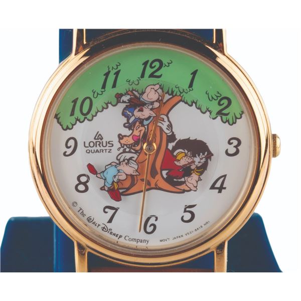 A Mickey Unlimited  "Three Little Pigs " Wristwatch.