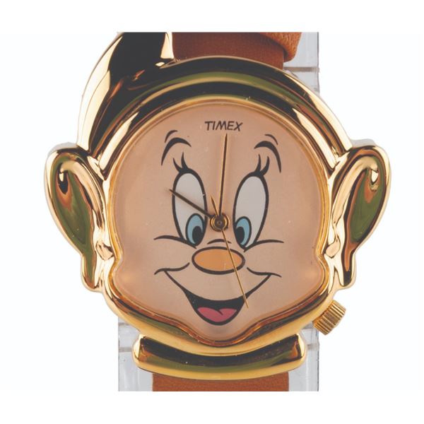 A  "Snow White " Dopey Wristwatch.
