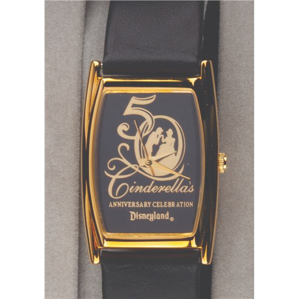 A  "Cinderella's 50th Anniversary Celebration " Watch with Box.