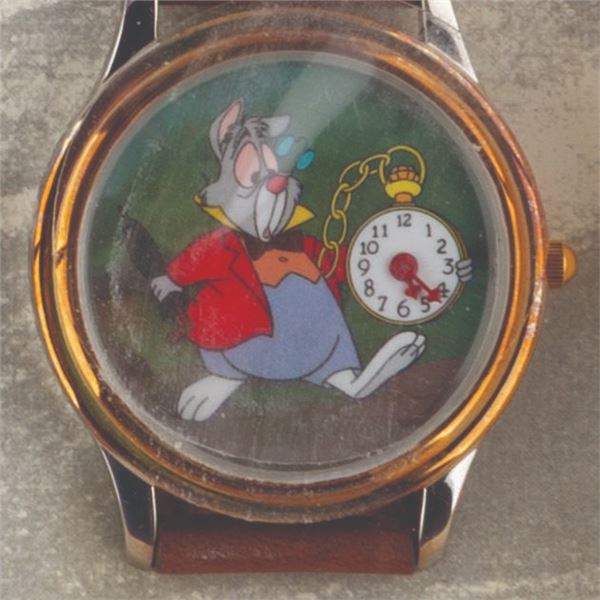 An  "Alice in Wonderland " Watch Collector's Club Wristwatch.
