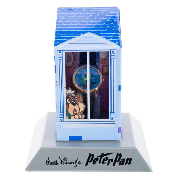 A  "Peter Pan " Wristwatch and Display Case.
