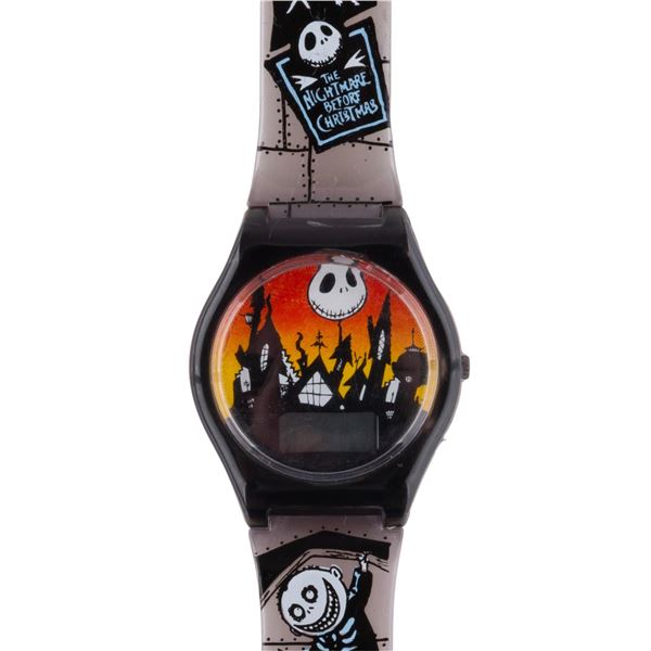 A  "Nightmare Before Christmas " Burger King Jack Skellington Watch.