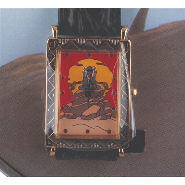 A  "The Lion King" Watch and Pin Set.