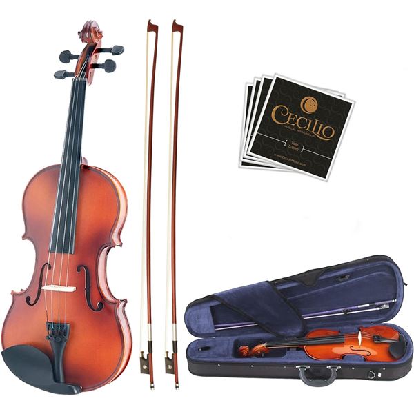 BRAND NEW 'MENDINI" Violin w/ Case & Accessories N