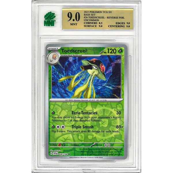 2023 Pokemon Tcg Sv " TOEDSCRUEL " # 26 - Base Set