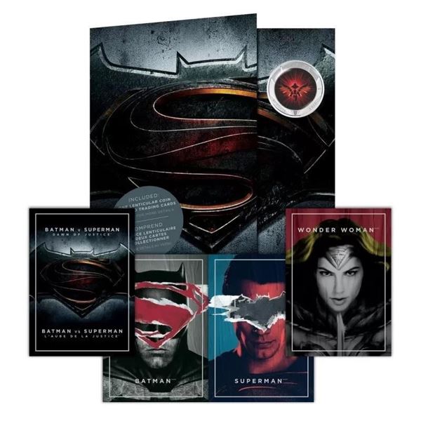 2016 25 Cent Lenticular Coin -Batman v Superman "D