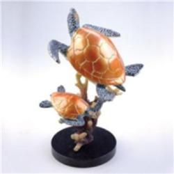 Medium Sea Turtle Duo