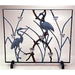 Cranes Fireplace Screen