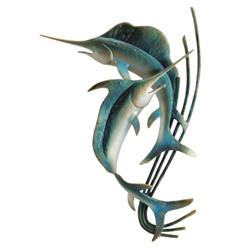 Double Marlin Wall Plaque