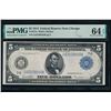 Image 1 : 1914 $5 Chicago FRN PMG 64EPQ