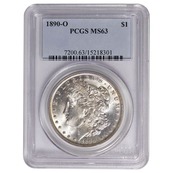 1890-O $1 Morgan Silver Dollar PCGS MS63