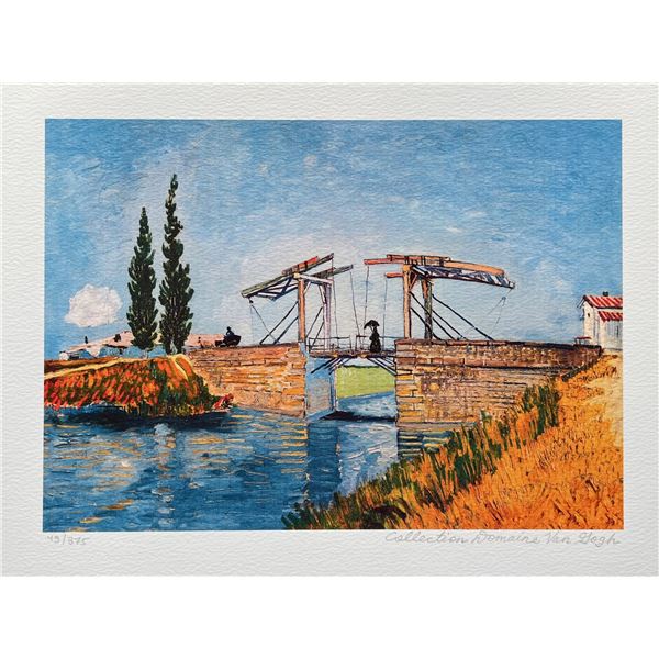 Vincent Van Gogh LANGLOIS BRIDGE Estate Signed Limited Edition Giclee